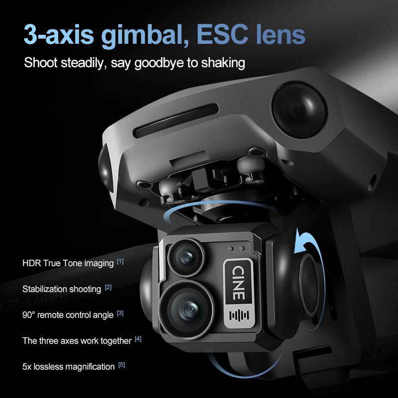 8K 3 Axis Gimbal Brushless 7.2 - огляд і ціна Drone Gimbal Brushless