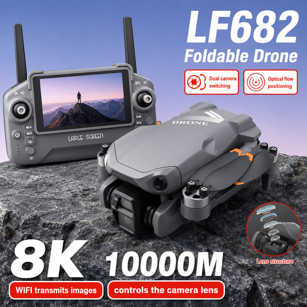 Aerial Photo LF682 Drone 8K HD - огляд і ціна Drone Gimbal Brushless