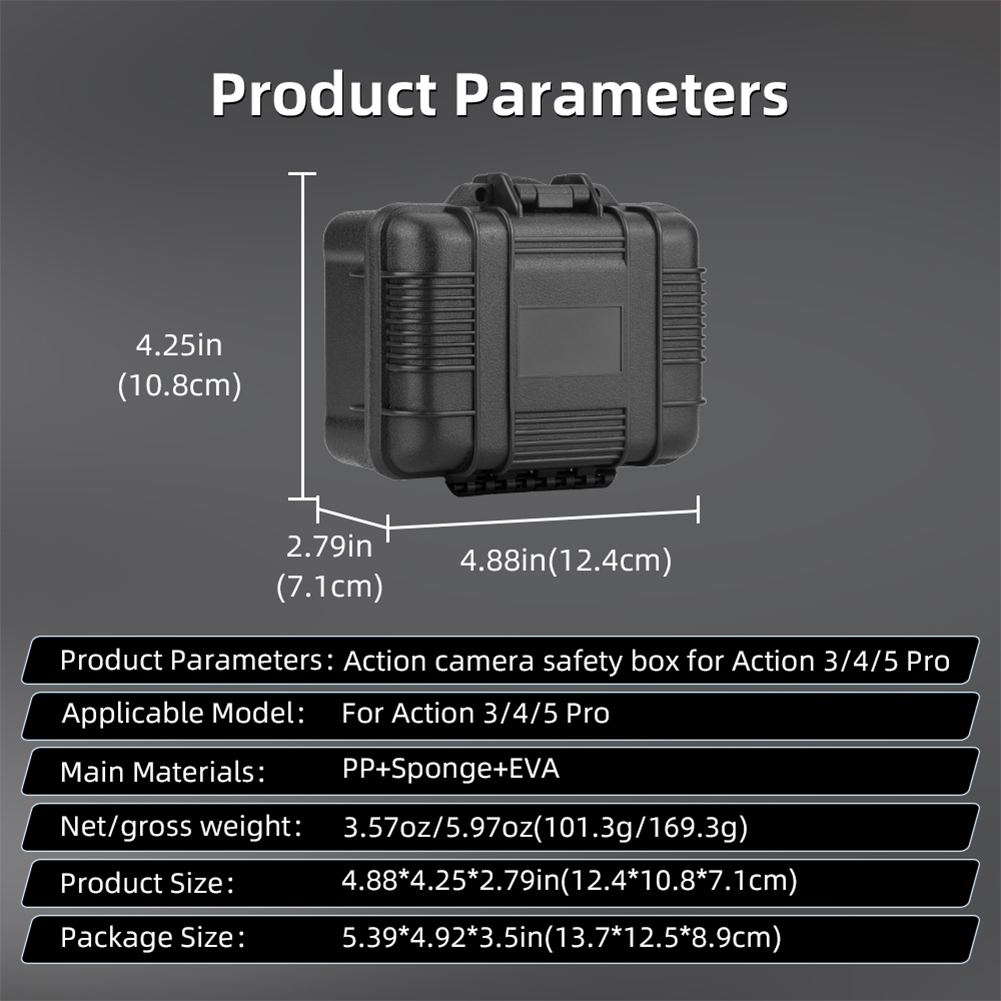 Hard Case Waterproof Box for D - огляд і ціна Drone Gimbal Case